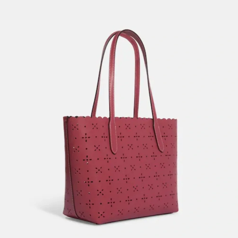 Floral Cutout COACH TOTE